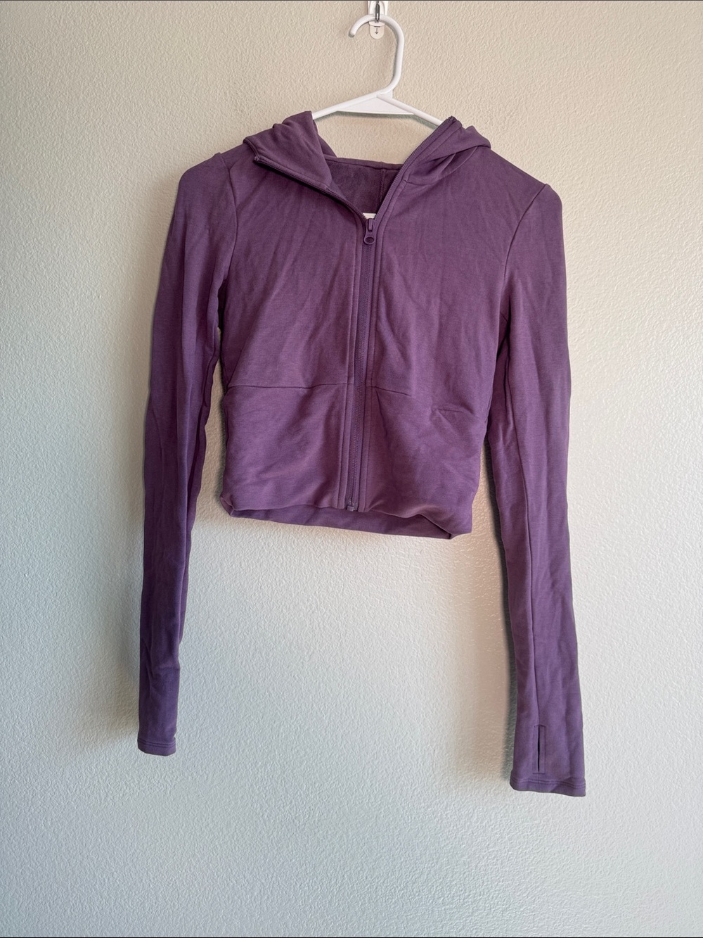 ALO Sway Full Zip Hoodie in Plum Kiss - XS - Picture 2 of 4
